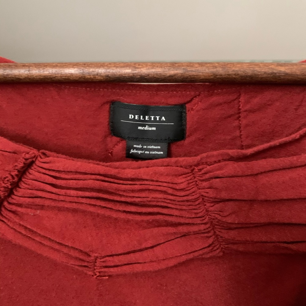 🌺3/$20🌺Anthropologie | Deletta Unveiled Red Tank - Picture 4 of 12